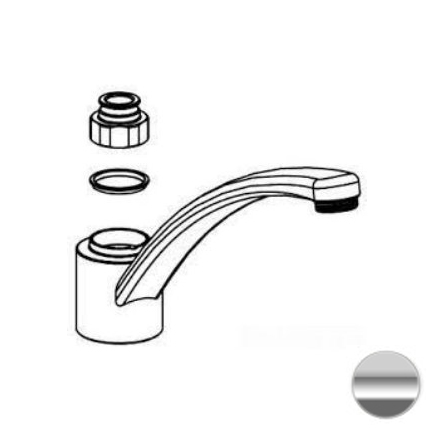 Spout Kit for Single Handle Kitchen Faucet Chrome