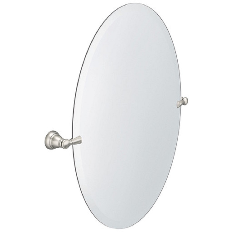 Banbury 19x26" Mirror w/Decorative Hardware in Brushed Nickel