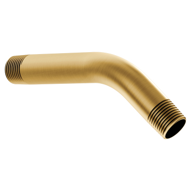 Wall Mount Shower Arm In Brushed Gold