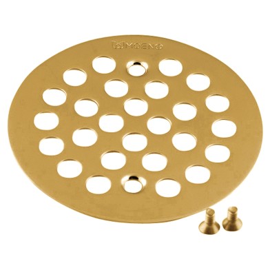 2-5/8" Tub/Shower Drain Cover in Brushed Gold