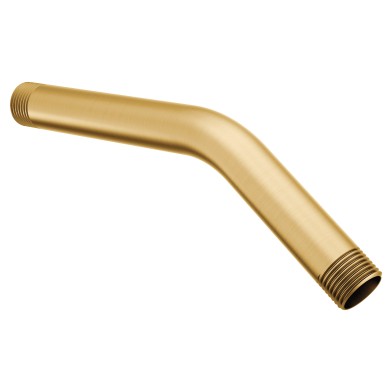 Wall Mount Shower Arm In Brushed Gold
