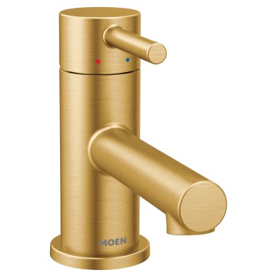 Align Single Hole Lavatory Faucet in Brushed Gold w/Pop-Up