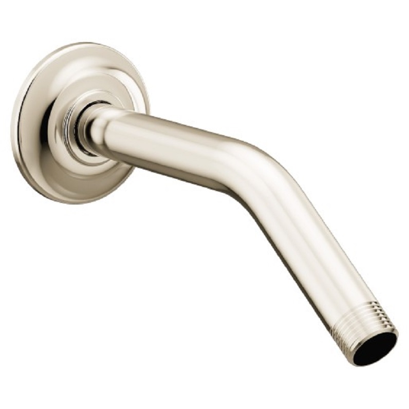 Rothbury Wall Mount Shower Arm & Flange In Polished Nickel