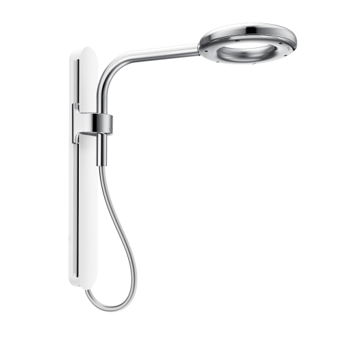 Nebia Shower System W/ Spray Head Less Hand Shower In Chrome/White