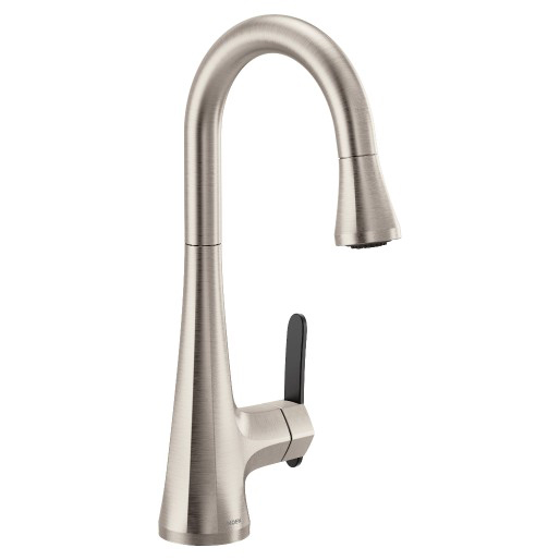 Sinema Spot Resist Stainless One Hole Pulldown Bar Faucet