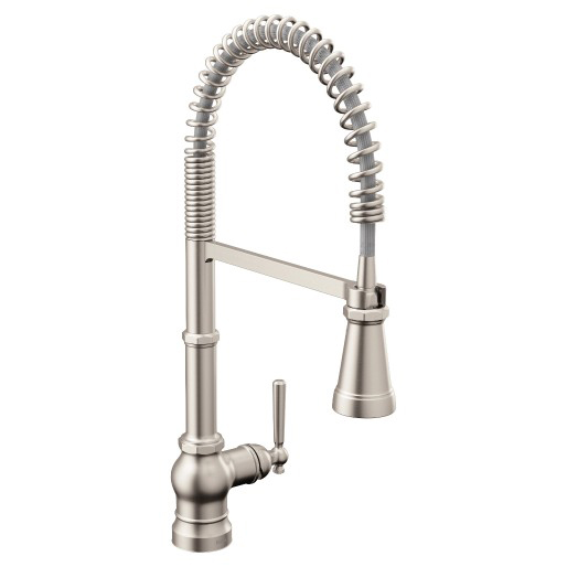 Paterson Stainless Pre-Rinse Spring Pulldown Kitchen Faucet