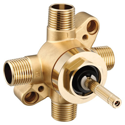 M-CORE 2 or 3 Function Transfer Rough-In Valve, 1/2" CC/IPS Inlets/Outlets