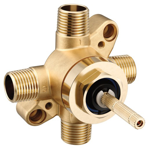 M-CORE 3 or 6 Function Transfer Rough-In Valve, 1/2" CC/IPS Inlets/Outlets
