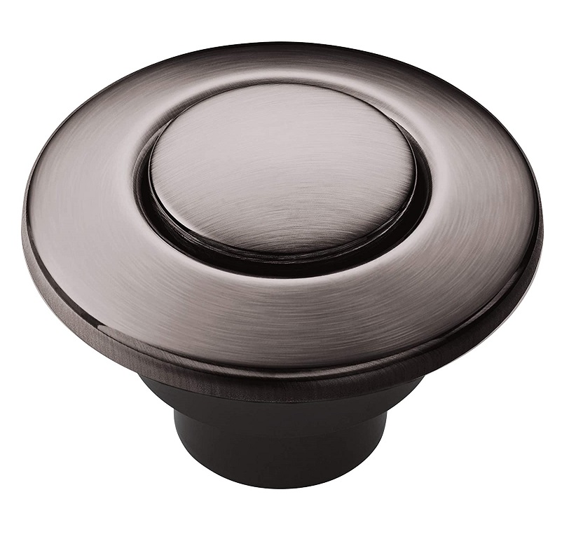 Disposal Air Switch Button in Black Stainless