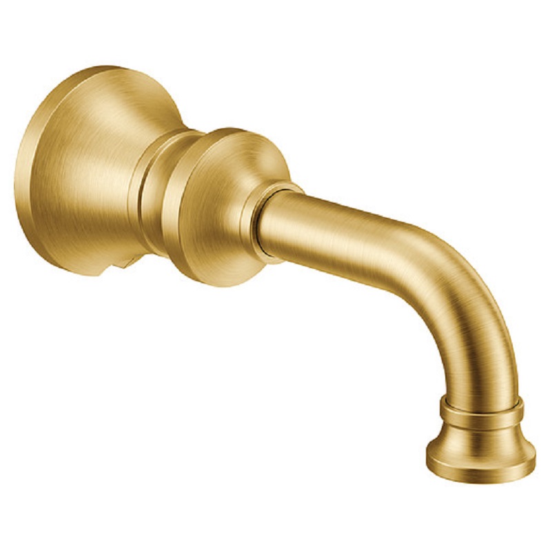 Colinet Non-Diverter Tub Spout in Brushed Gold