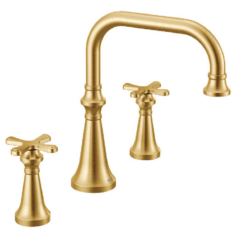 Colinet Roman Tub Faucet Trim In Brushed Gold