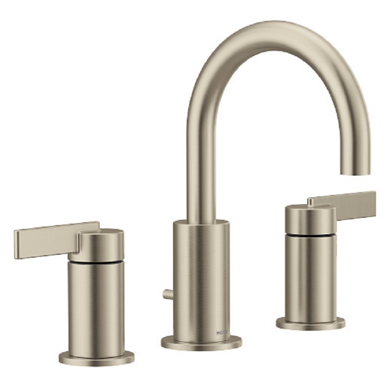 Cia Two-Handle Widespread Lavatory Faucet Trim in Brushed Nickel