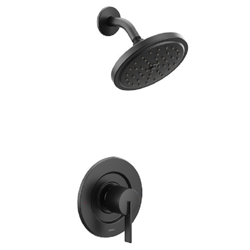 Cia Posi-Temp Single Handle Shower Trim Only in Matte Black