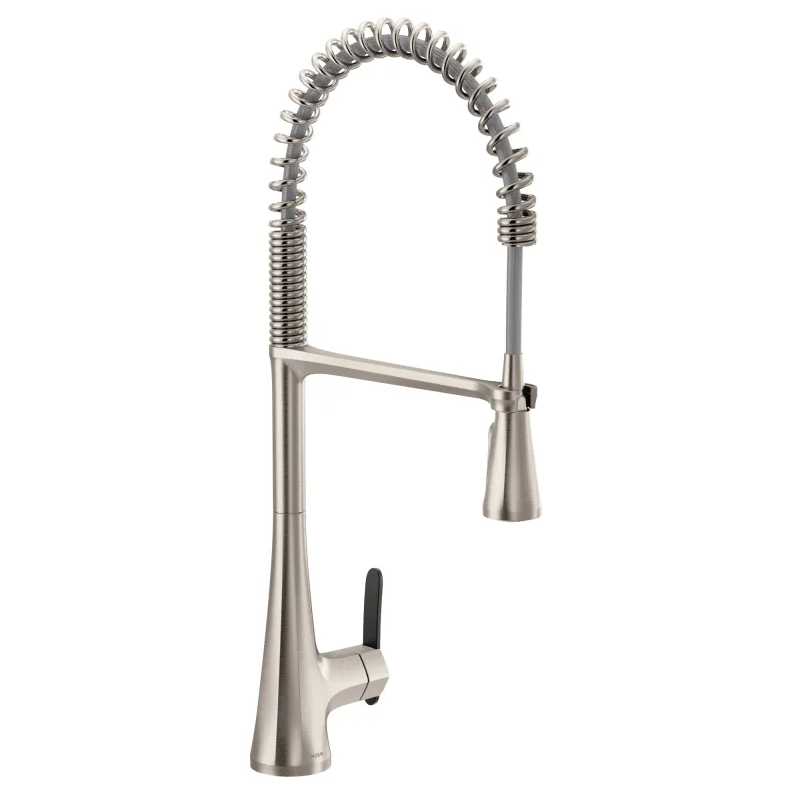 Sinema 1-Handle Spring Pulldown Kitchen Faucet in Stainless