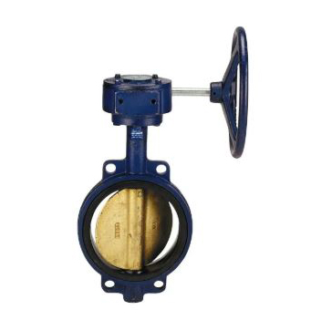 BUTTERFLY VALVE 6 CAST IRON WAFER N200135GO EPDM SEAT W/GEAR OPERATOR