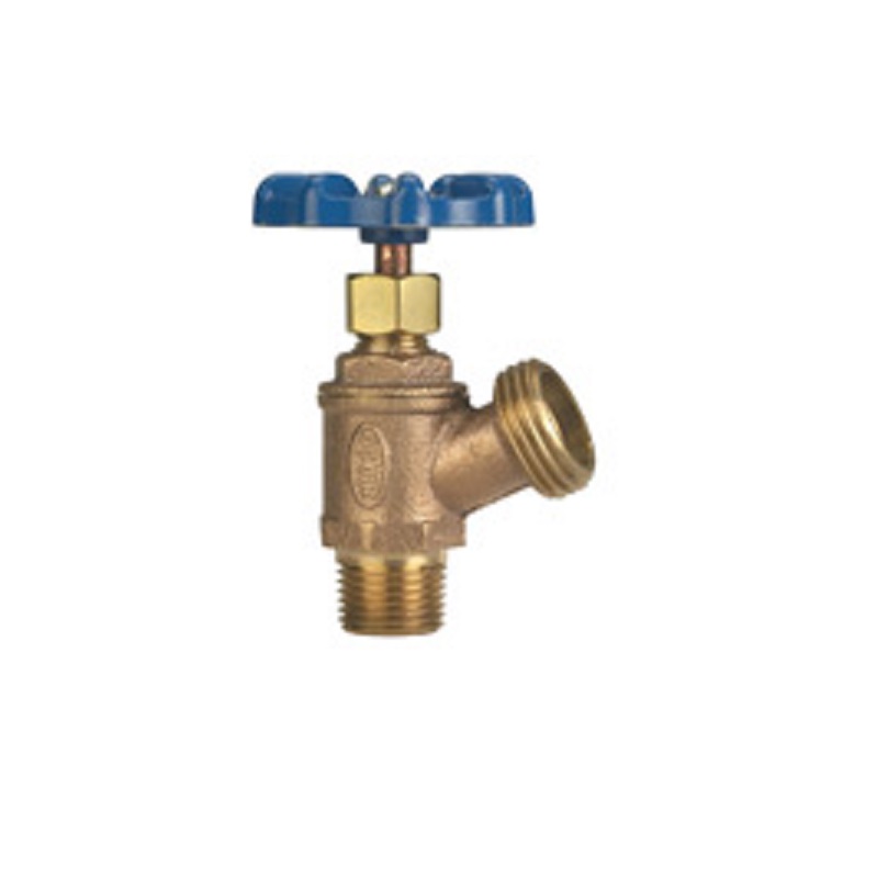 Boiler Drain 1/2" Bronze MPT or FSWT Max Pressure 125 PSI