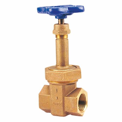 Gate Valve 1-1/2" Bronze Threaded Ends Class 200 Block Pattern Union Bonnet Rising Stem Alloy Solid Wedge Max Pressure 400 PSI CWP non-shock,200 PSI Saturated Steam