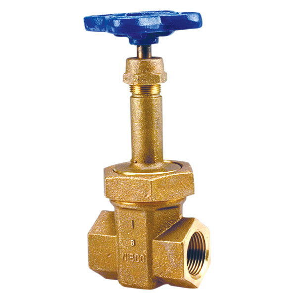Gate Valve 1" Bronze Threaded Ends Class 300 Block Pattern Union Bonnet Rising Stem Stainless Steel Wedge Max Pressure 600 PSI CWP non-shock,300 PSI Saturated Steam