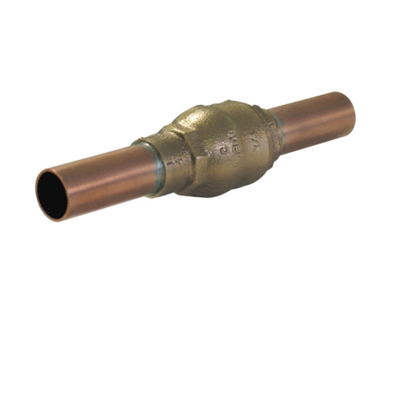 CHECK VALVE 1-1/4 PRS MALE END PS480Y BRNZ IN-LINE LIFT