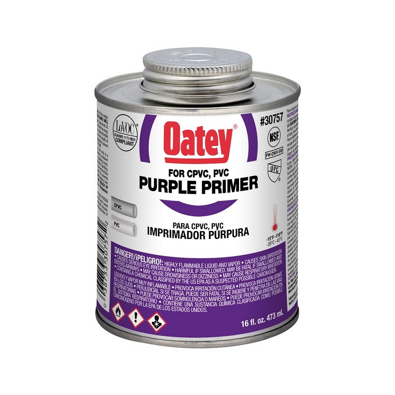 Primer 1 Pt Purple 30757 for PVC & CPVC Schedule 80 