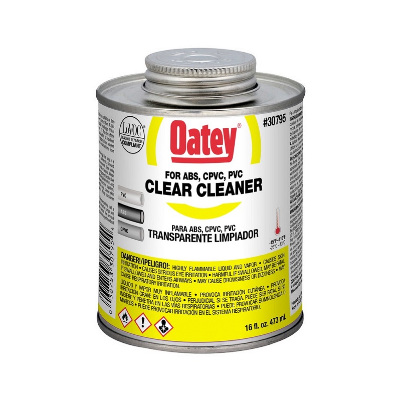 Cleaner 1 Pt Clear for ABS, PVC & CPVC 