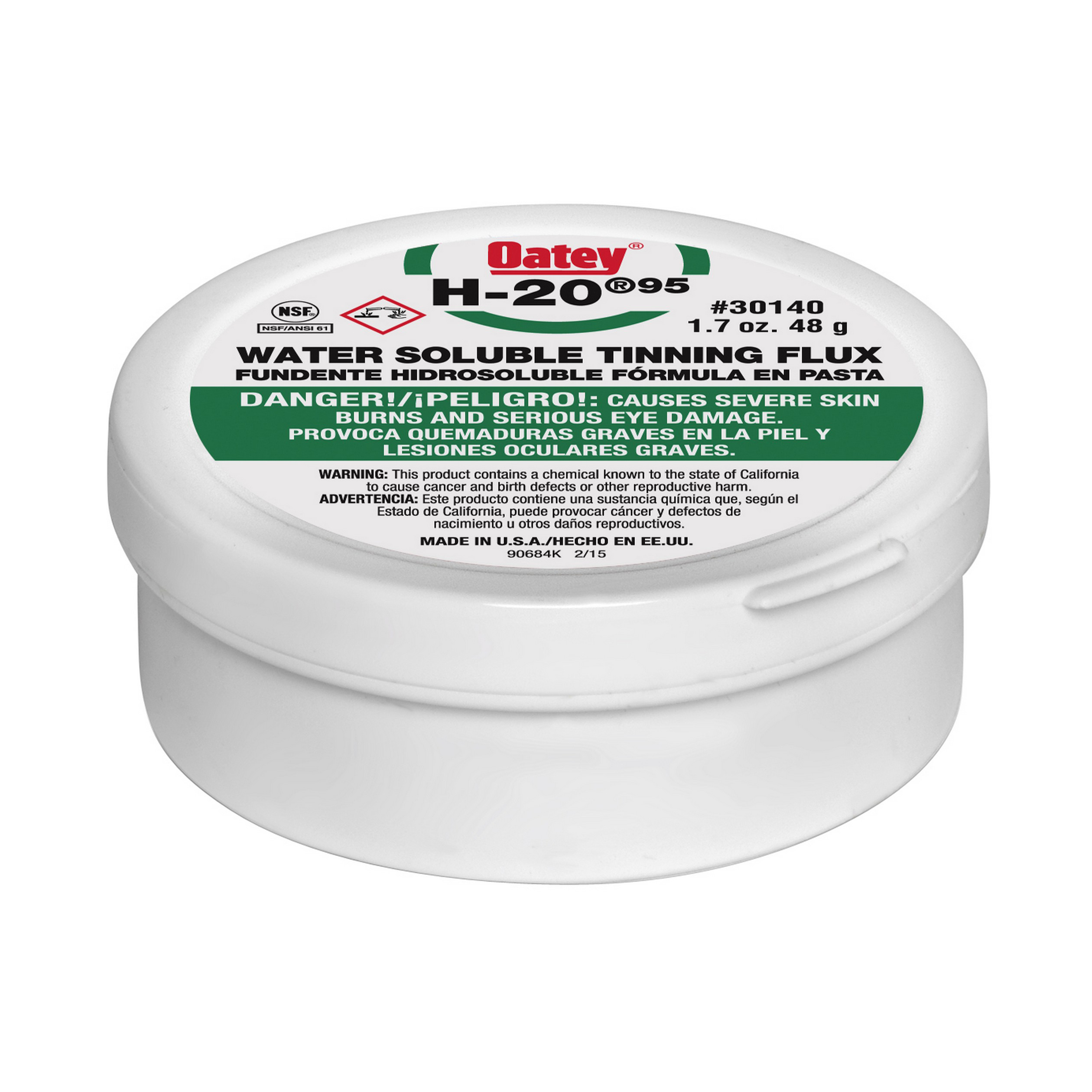 TINNING FLUX 1.7 OZ NO. H2095 30140 - WATER SOLUBLE PASTE