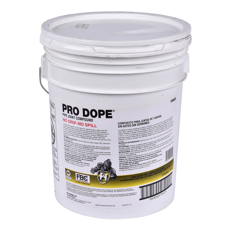 Pipe Joint Compound 5 Gal Liquid Pro-Dope 