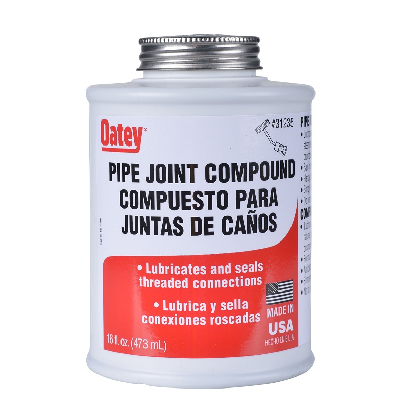 Pipe Joint Compound 16 Fl Oz Paste Gray for Water Steam & Air Lines 