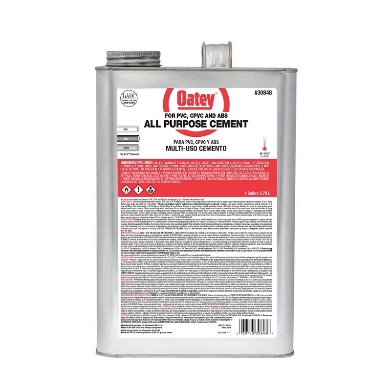 All-Purpose Cement 1 Gal Milky-Clear 
