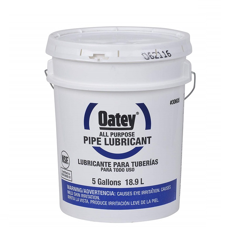 Gasket Lubricant 5 Gal Paste for Pipe Gaskets Non-Toxic 