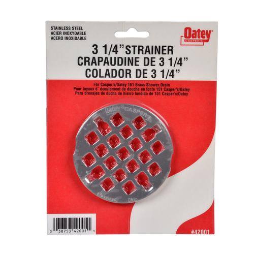 STRAINER 3-1/4" SS SNAP-IN 42001 F/BRASS DRAINS