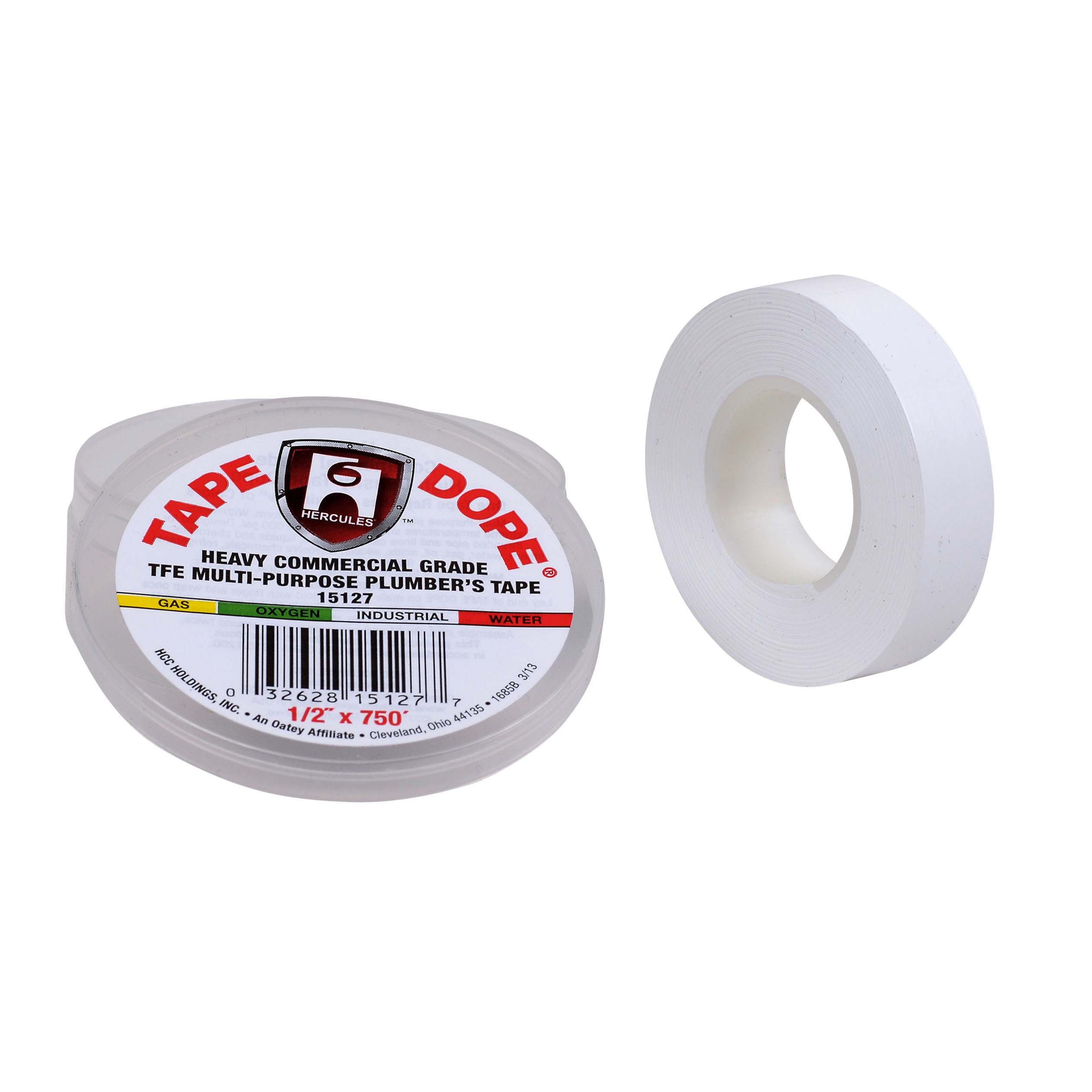 Hercules Tape Dope Pipe Joint Tape 500" x 1/2" PTFE