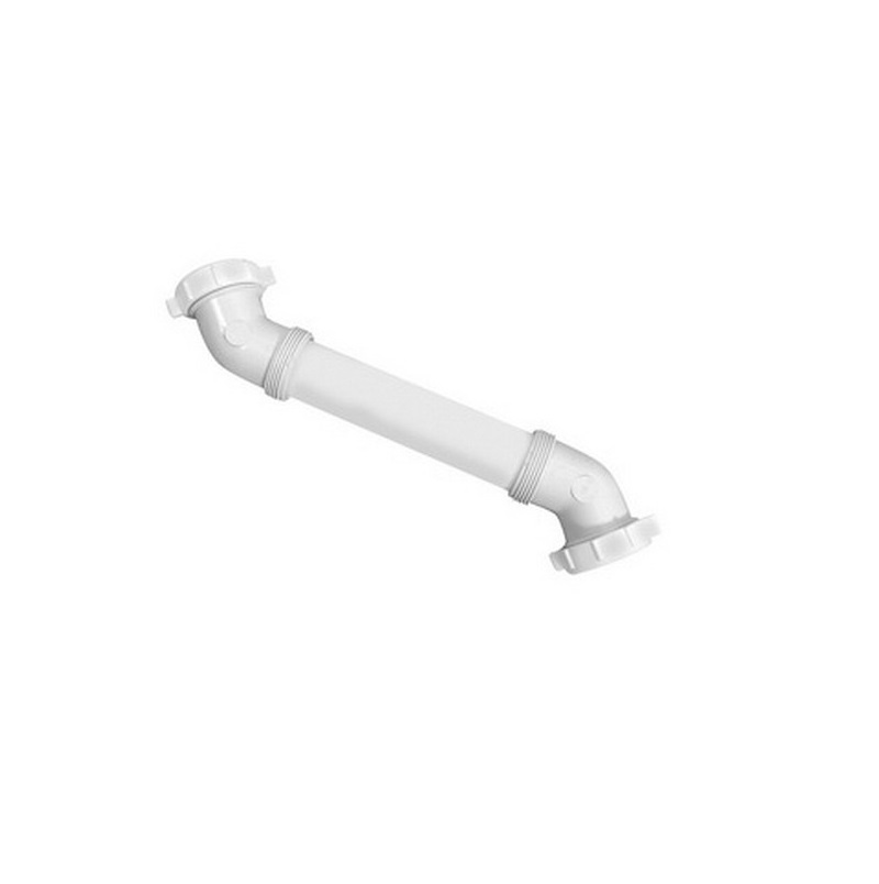 OFFSET 1-1/2 WHITE PVC DOUBLE SLIP JOINT P9046A - TRAP