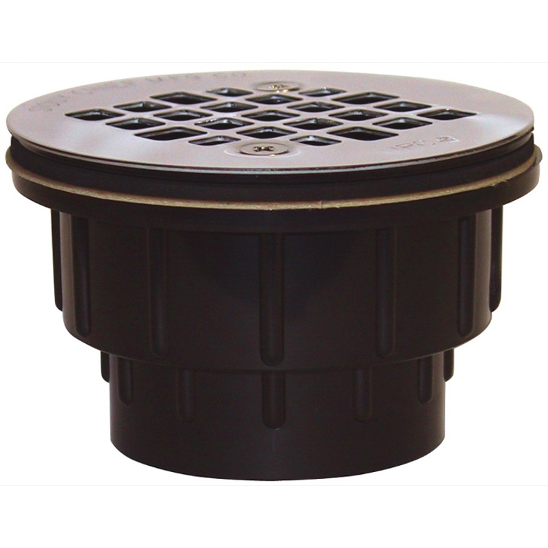 DRAIN 2 ABS SHOWER MODULE 825-2A SCREW-ON SS STRAINER