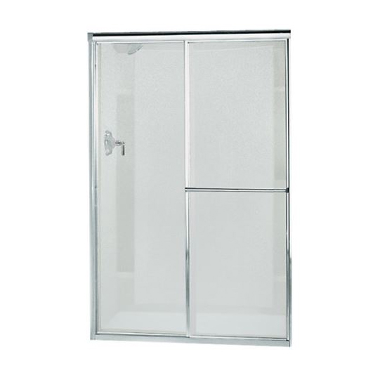 DOOR 5960-44S SHW SILVER PEBBLED GLASS/NO PATTERN