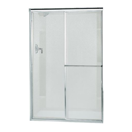 DOOR 5960-59S SHW SILVER PEBBLED GLASS/NO PATTERN