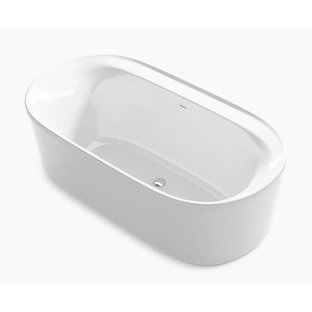 Spectacle 65-3/4x34-1/4x23-3/16" Freestanding Tub in White