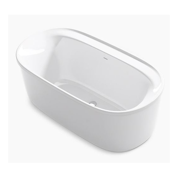 Spectacle 60-1/4x32-1/4x23-1/8" Freestanding Tub in White
