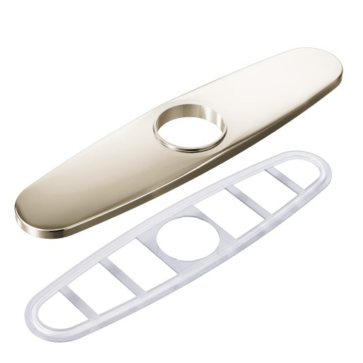Escutcheon 10" for Kitchen Faucet in Polished Nickel