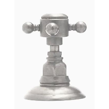 Country Bath Deck Mounted Side Valve-Cold In Satin Nickel