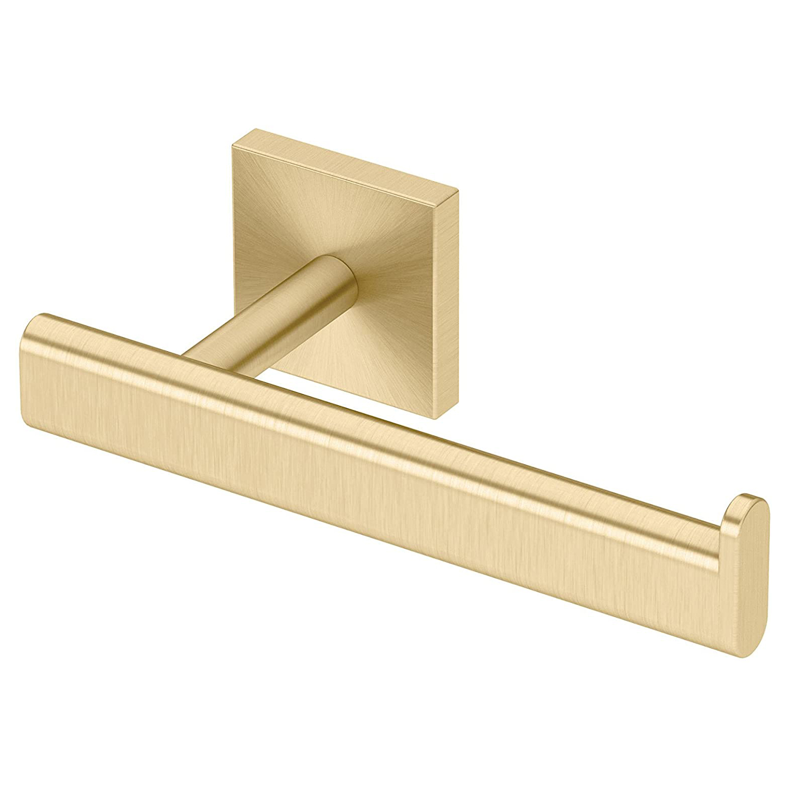Elevate Euro Toilet Tissue Holder in Brushed Brass
