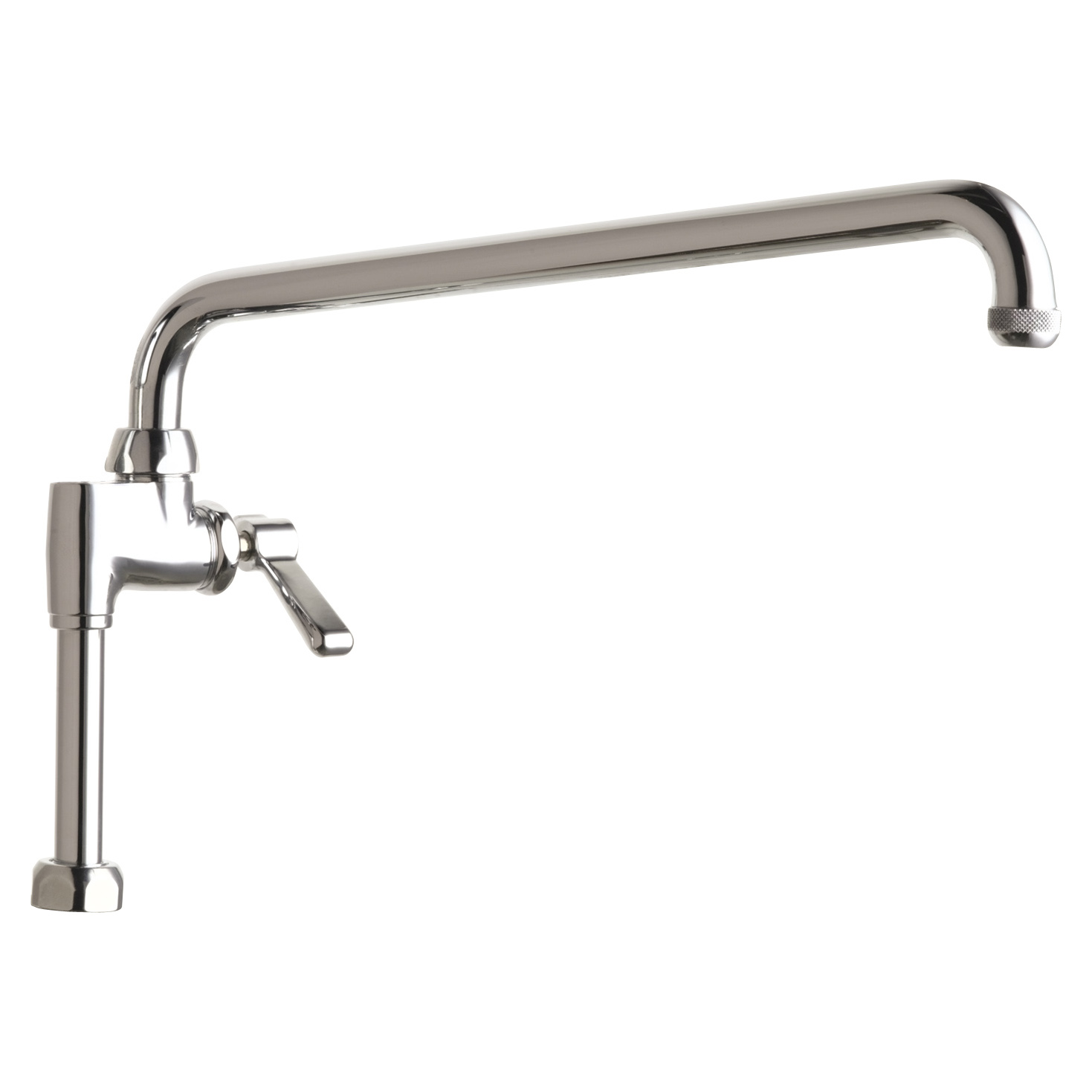 Adapta-Faucet Kitchen Integrated Faucet for Pre-Rinse Fittings Single Hole Full Flow in Chrome