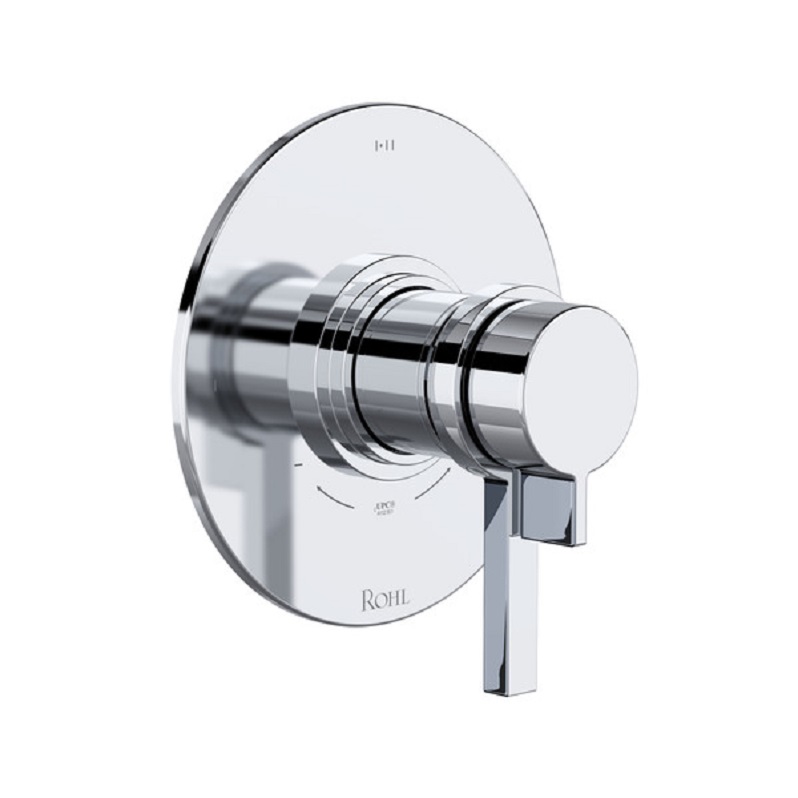 Lombardia Thermo/Pressure Bal Trim w/Metal Lever Handle in Chrome