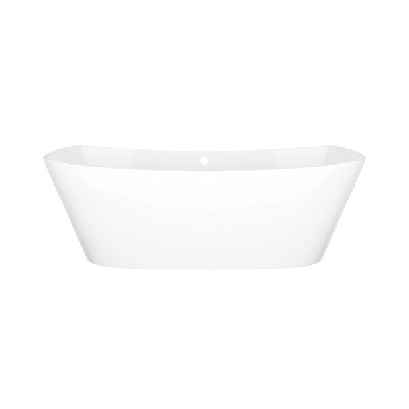 Trivento 65x27-7/8" Freestanding Bathtub w/Overflow in White