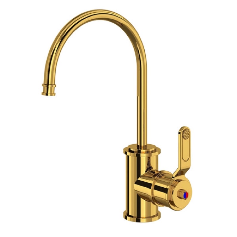 Armstrong Hot Water & Filter Faucet in Unlacquered Brass