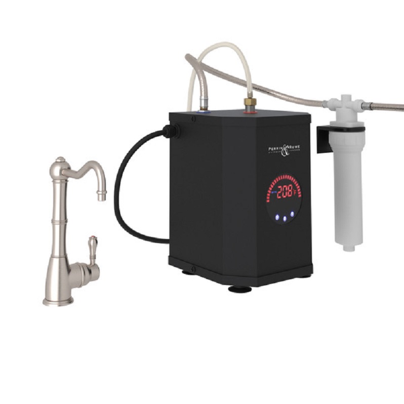 Acqui Hot Water Faucet w/Tank & Filter in Satin Nickel