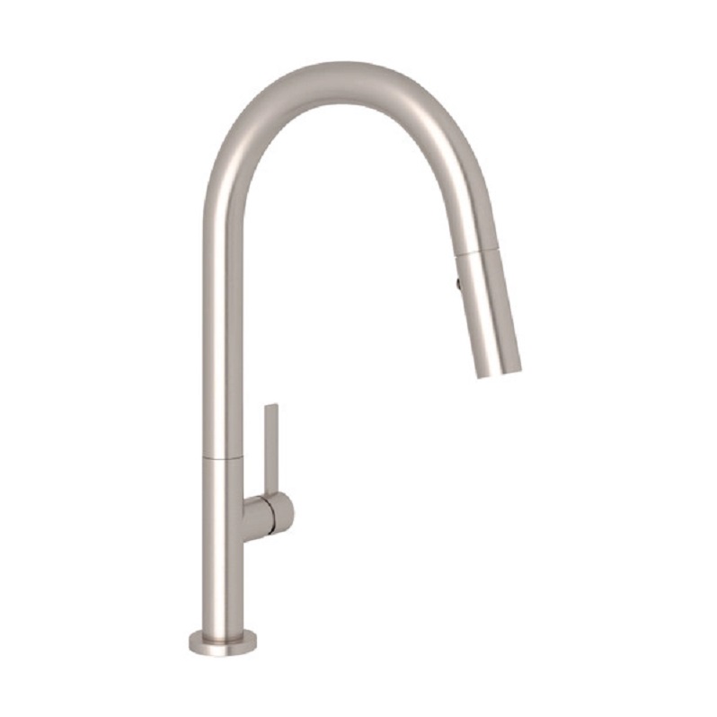 Modern Lux Pulldown Kitchen Faucet in Stainless Steel