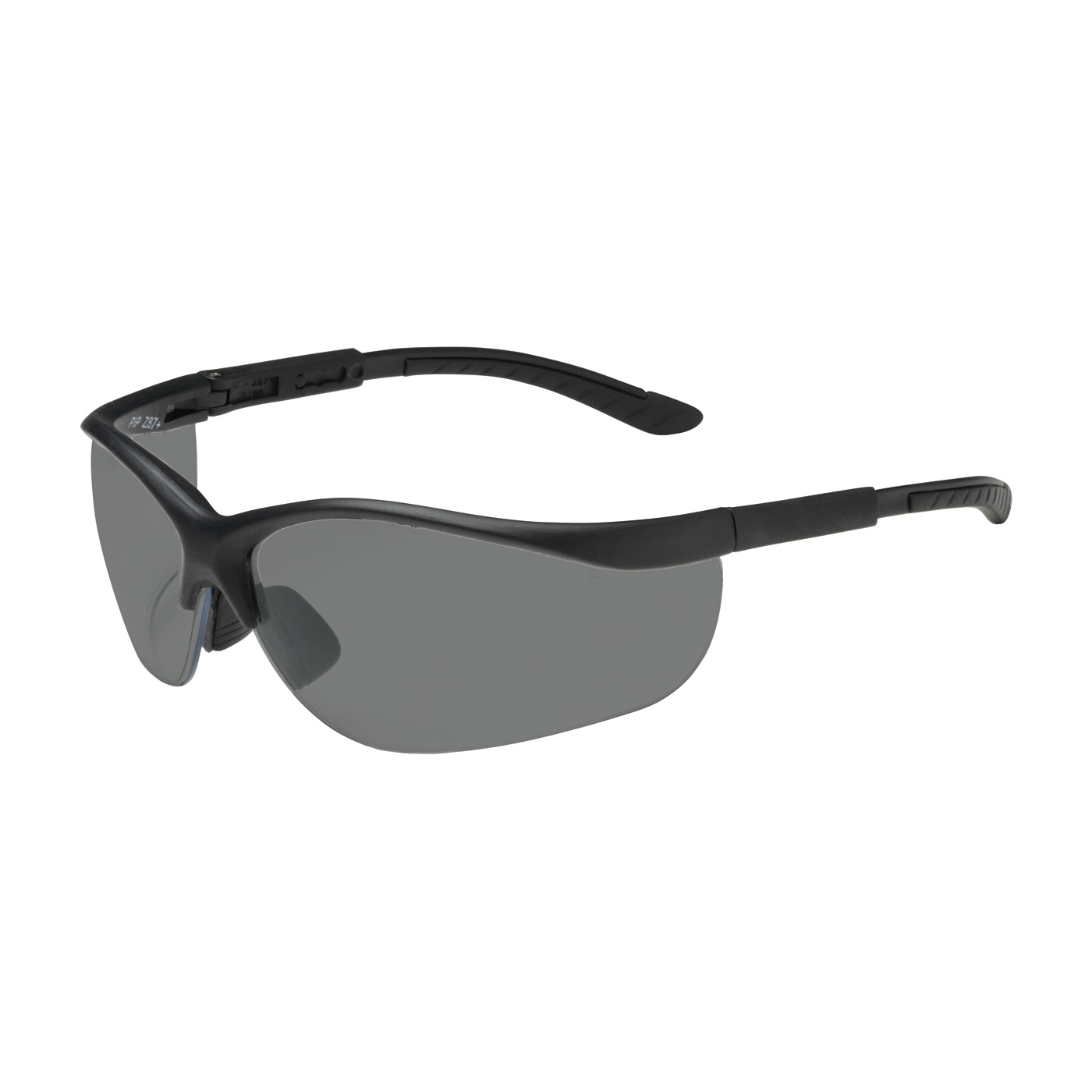 Hi-Voltage AC Semi-Rimless Safety Glasses w/Gray Lens