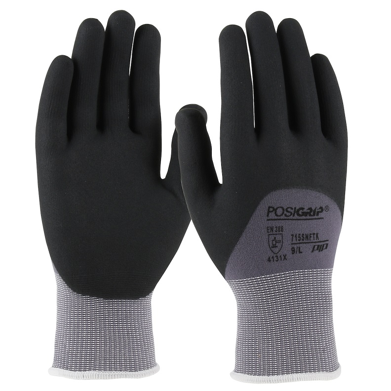G-Tek PosiGrip Seamless Knit Glove w/Nitrile Coating