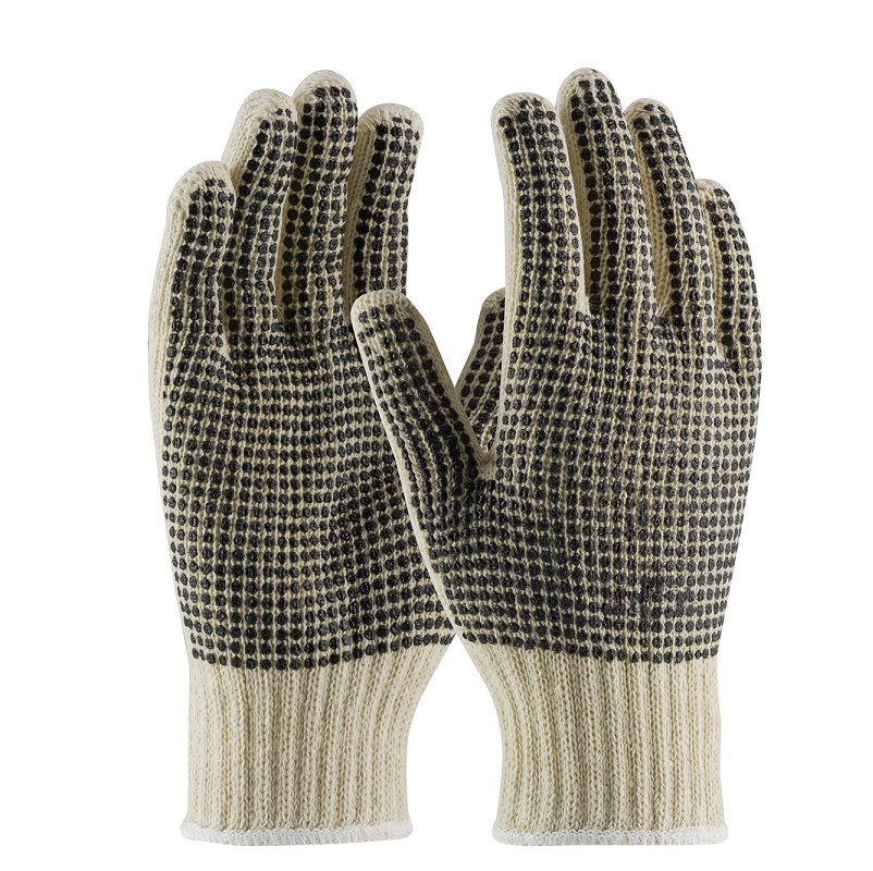 Seamless Knit Gloves  w/PVC Dots 37C110PDD